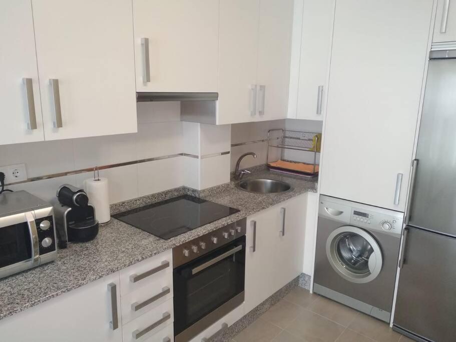 Apartamento Playa A Rapadoira Con Terraza Foz Kültér fotó