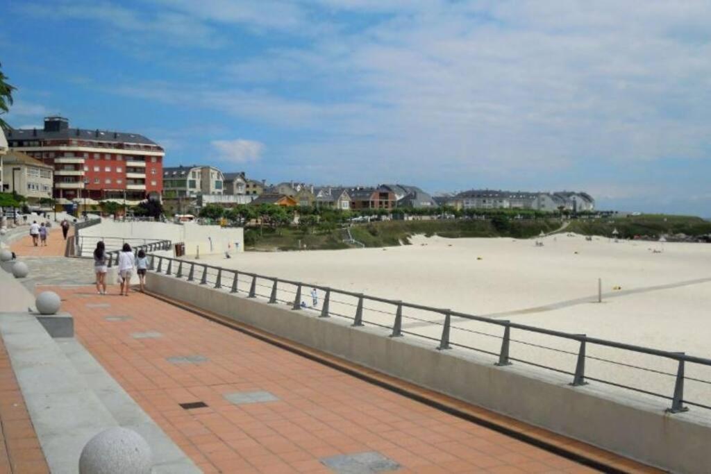 Apartamento Playa A Rapadoira Con Terraza Foz Kültér fotó